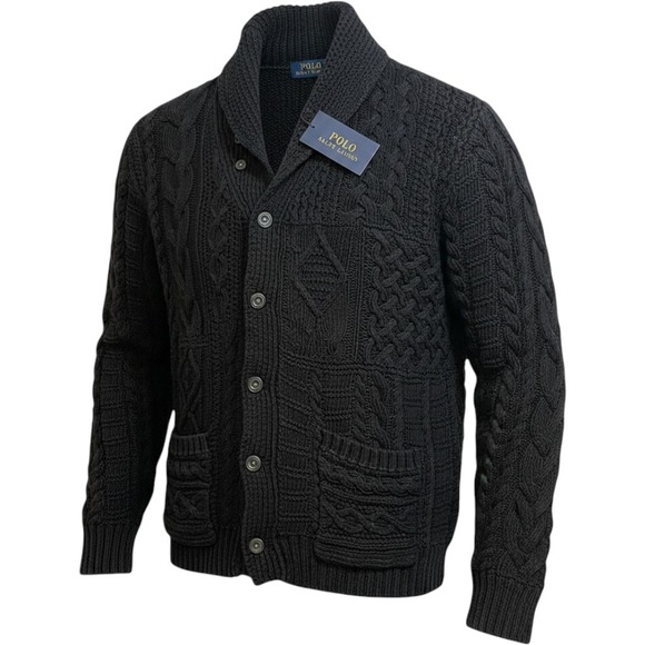 Ralph Lauren Other - Polo Ralph Lauren Mens Cardigan Cable Knit Old Money Heritage Coastal XL Preppy